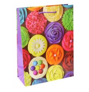 Пакет подарочный М/ППК-6298 18*23*8 см с глянц ламинированием