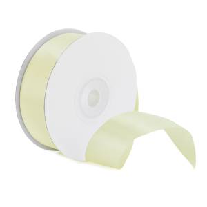 Лента атлас белый песок 25 мм*22,85 м