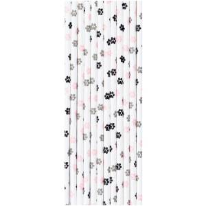 Трубочка д/коктеля бум."Котики" 12шт./1502-4561          