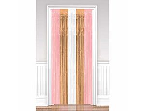 Занавес розовое золото/бел/роз  2,4 м* 0,9 м. (Китай) 1501-5064