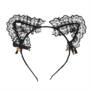 Карнавал ободок "Киска" ажурные ушки 2311687