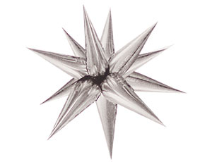 3d Звезда составная 25" серебро /1209-0242