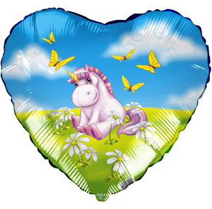 18" Сердце Единорог (Россия)/750094