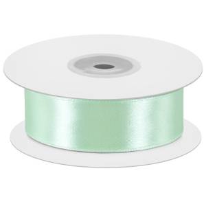 Лента атлас мятный 12 мм*22,85 м / 12141