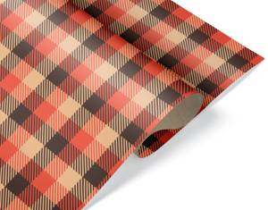 Уп. бумага "Шотландская клетка" 0,7*1м (10 листов)/ 2050938