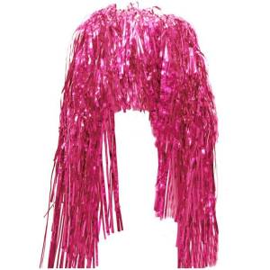 Парик "Дождик медиум" розовый 713032