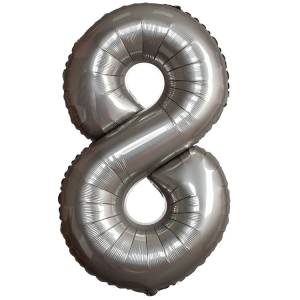 Цифра "8" - SLIM Moonlight Silver / Flexmetal 1207-6108