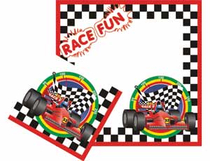 Салфетки бумажные "Формула-1"