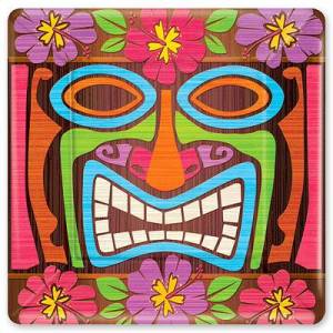 Тарелки "Гавайи Тотем" 17 см. 8 шт.