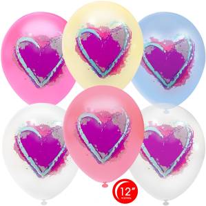 12"  Сердце Граффити, Макарунс,  пастель (Турция/Орбиталь) / 812135