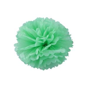 Помпон из бумаги 35 см. (светло-зеленый) 
