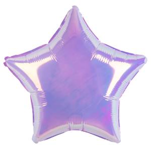 18" Звезда Хамелеон, сиреневый перламутр (Китай) 24961