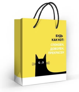 Пакет подарочный (S) 13,5*11 см. / 10000253