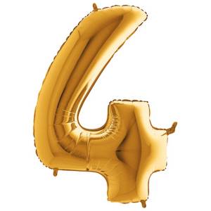 Цифра "4" - золото/MD