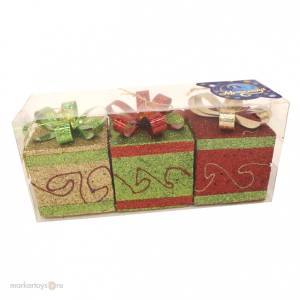 Ел. украшение "Подарок" 7491, 7492 (3шт)