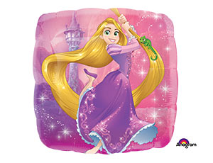 Шар 18" Рапунцель квадрат (Анаграм)/1202-2275