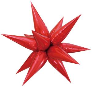 3d Звезда составная 26" Красная / 60032