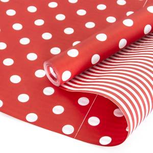 Крафт-бумага Зебра Люкс Красный 70 см*10 м./72044