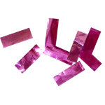 Конфетти для шаров "Прямоугольники"фольга,розовый d=1-3 см., 50 гр.