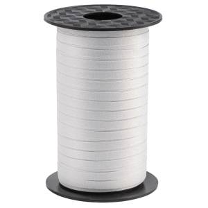 Лента 5 мм*100 м глиттер серебро /6233098