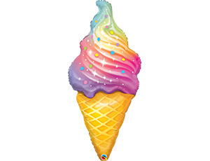 Мороженое радуга (Qualatex)/1207-3393