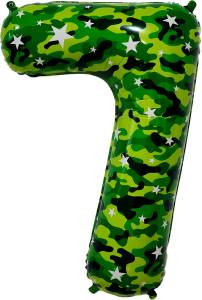 34"  Цифра "7" Камуфляж / Китай 131017