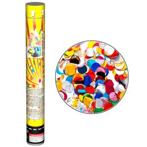 Хлопушка 40см Confetti circles Конфетти-кружки фольга-бумага