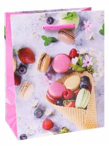 Пакет подарочный М/ПКП-6321 18*23*8 см с глянцевой ламинацией