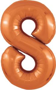 Цифра 8 - 40" Slim Папайя  (Россия) 