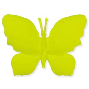 Бабочка неон желтая (Китай) / 1207-6254