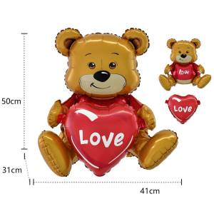 AIR Мишка с сердцем (ходячий шар)/1208-0650