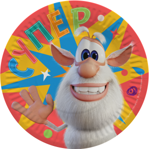 Тарелка "Супер Буба" 18 см, 6 шт./501905