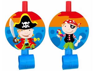 Язычок-гудок с картинкой "Веселые пираты"