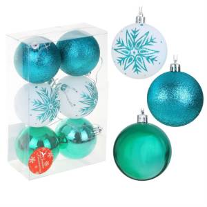 Набор шаров d-7 см."Изумрудик" 