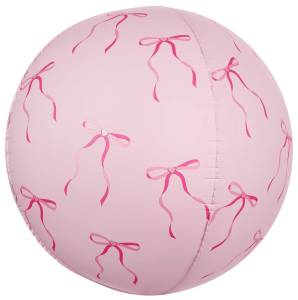 22" Сфера 3D Бантики, розовый / Китай 29388