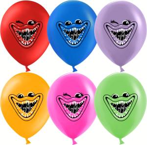 12" Зубастики, Яркая команда ассорти пастель 25 шт. (Китай)/612848