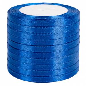 Лента атлас синяя 0,6 мм*22,85 м в уп. (10 шт) / 87995905