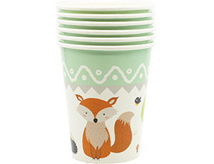 Стакан бум. Лесные Друзья 250 мл / 6шт.