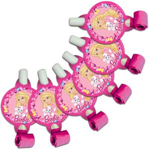 Язычок-гудок "Барби", 6 шт.