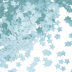 Конфетти фольга звезда "Голубой" хром 1,5 см 50 гр./ 6015451