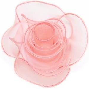 Лента Органза 4 см.*9,14 м. Нежно-розовый с леской / 6233769