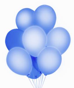 Подсветка для шара синяя