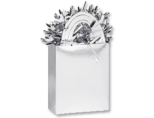 Грузик д/шара Сумочка Серебро 160гр / 1302-0739