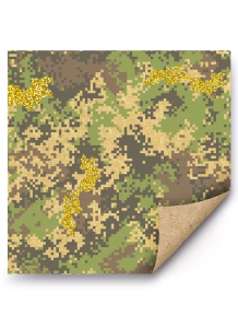 Упак. бумага "Камуфляж" 2 листа/151101016