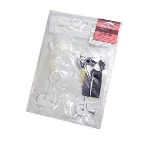 Украшение для бокалов свадебное