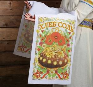 Рушник Хлеб-соль Маки 150*36 см / 1134763