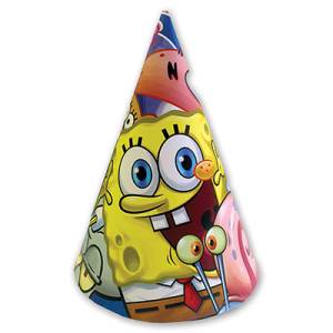 Колпак "Губка Боб" 8 шт.