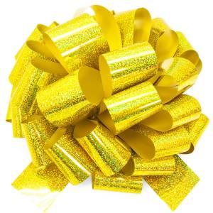 Бант голография Золото 36 см / 661029