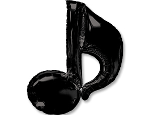 Нота музыкальная черная (Anagram) 1207-3183