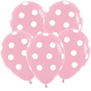 Большие кружки, Розовый пастель 12" (Колумбия)